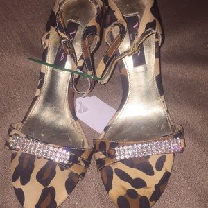 Womans Leopard High Heels